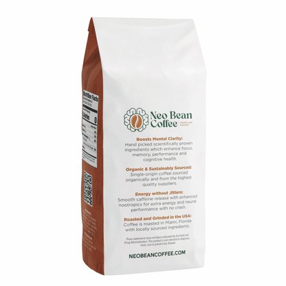 Neobean Cerebro Blend - Mushroom Coffee - Specialty Coffee with 8 Adaptogens