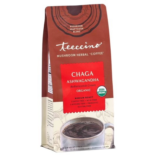 Chaga Ashwagandha Butterscotch Cream Mushroom Herbal Coffee