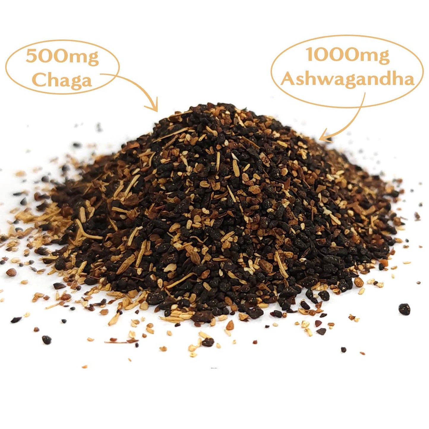 Chaga Ashwagandha Butterscotch Cream Mushroom Herbal Coffee