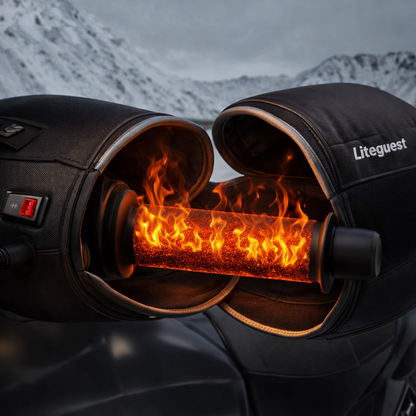 LITEGUEST USB Heated Handlebar Mitts – Winter Riding Warmth