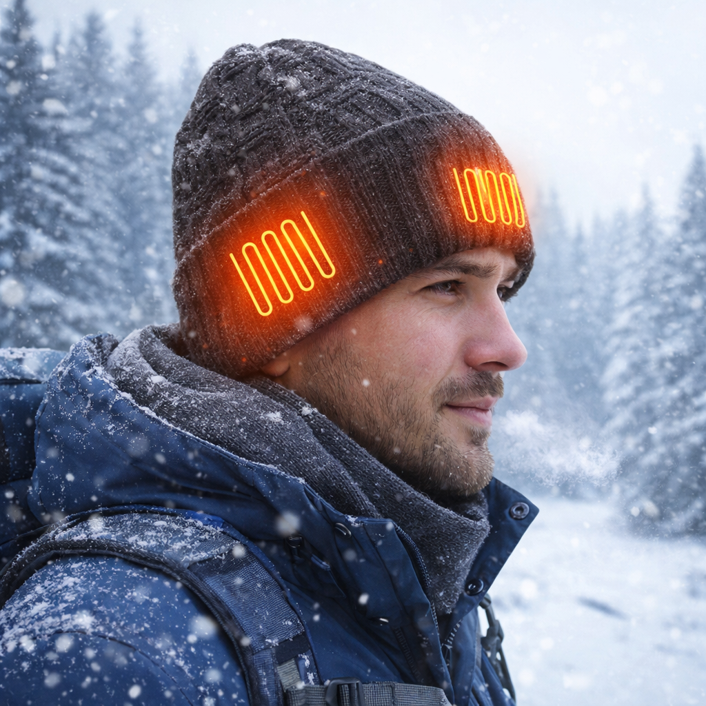 LITEGUEST Heated Thermal Hat – USB-Powered Winter Headgear