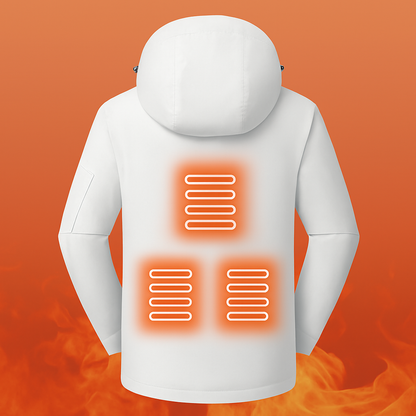 LITEGUEST Ski Waterproof 5-Zone Heated Jacket – USB Heated Winter Coat