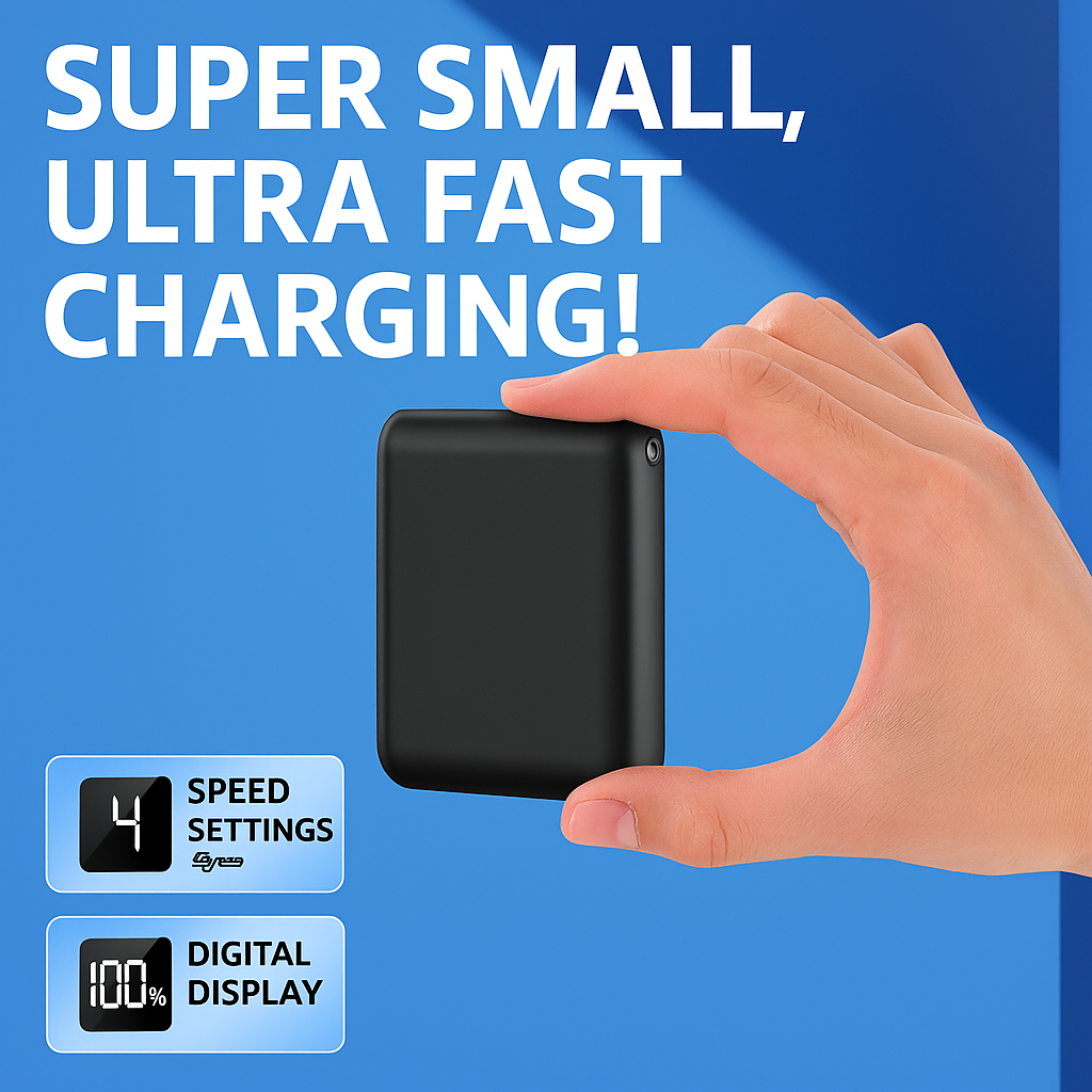 LITEGUEST 20,000mAh Ultra-Compact Power Bank – Fast 22.5W Charging