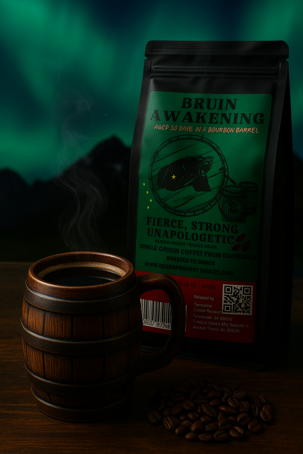 Bruin Awakening-Whisky "BEAR"-el aged coffee