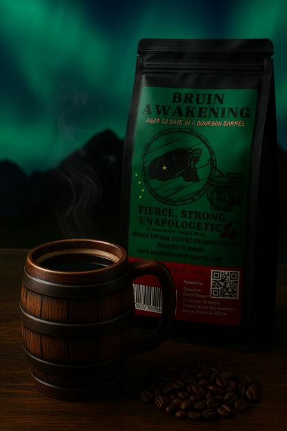 Bruin Awakening-Whisky "BEAR"-el aged coffee