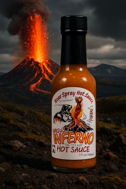 Ursus Inferno Hot Sauce – Carolina Reaper & Ghost Pepper