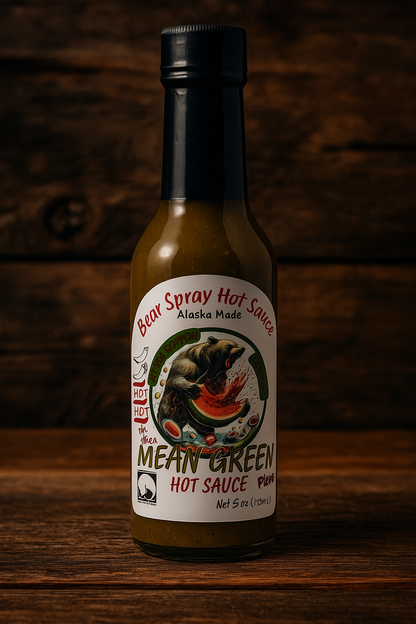 The Mean Green Hot Sauce Blend-Jalapeno, Cucumber, Watermelon, Scorpion Pepper
