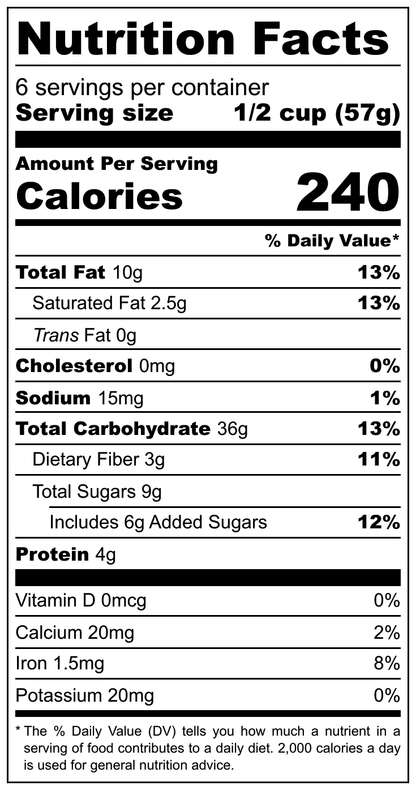 Slow-Baked Cherry Almond Granola