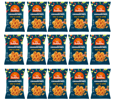 Chicharrones Chile Limon | Fried Wheat Wheels | 4 oz