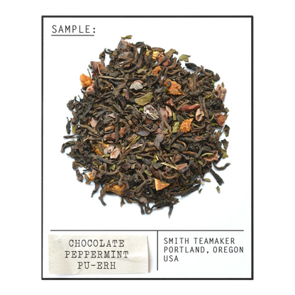 SMITH TEAMAKER - CHOCOLATE PEPPERMINT PU-ERH BLEND NO. 95 (15 TEA BAGS, 1.58 OZ)