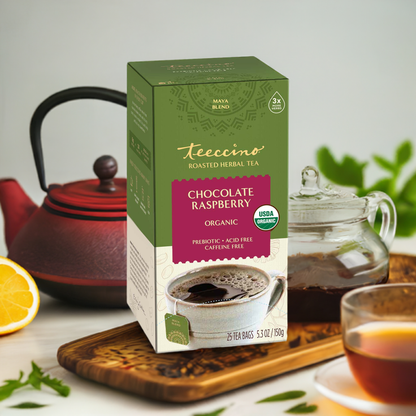 Chocolate Raspberry Roasted Herbal Tea