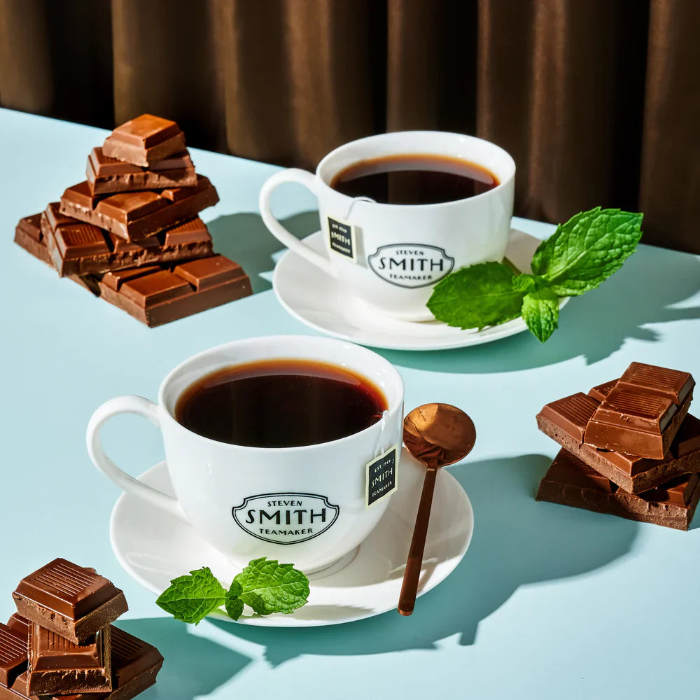 SMITH TEAMAKER - CHOCOLATE PEPPERMINT PU-ERH BLEND NO. 95 (15 TEA BAGS, 1.58 OZ)