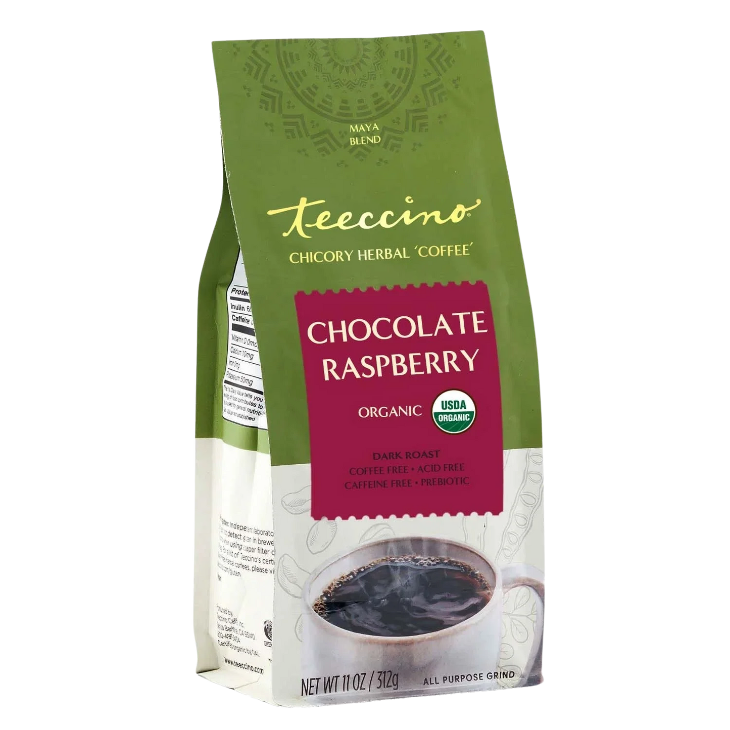 Chocolate Raspberry Chicory Herbal Coffee