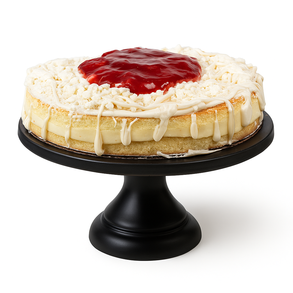 Andy Anand Sugar Free White Chocolate Cake, Topped with Strawberry (2.5 lbs) Enjoy the amazing taste of a classic  Cake without the sugar! Perfect for guilt-free celebrations