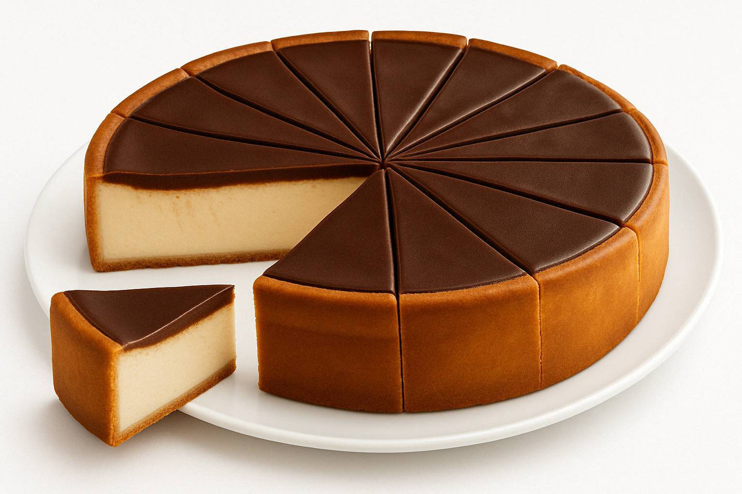 Andy Anand Chocolate Fudge Cheesecake 9" - Daily Freshly Baked, Best Homemade Cheesecake Near Me with Amazing Taste (2 lbs)