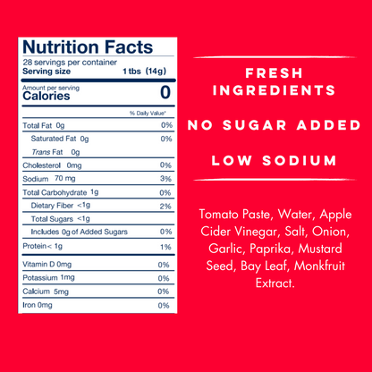 Unsweetened Ketchup by Yo Mama's Foods