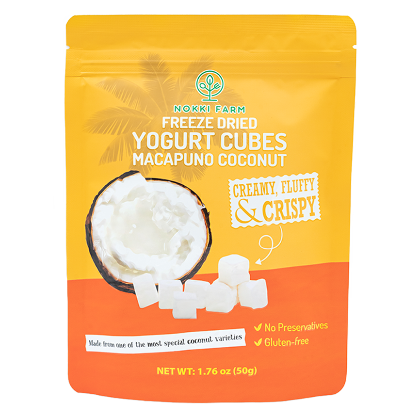 Freeze-Dried Yogurt Cubes - Macapuno Coconut