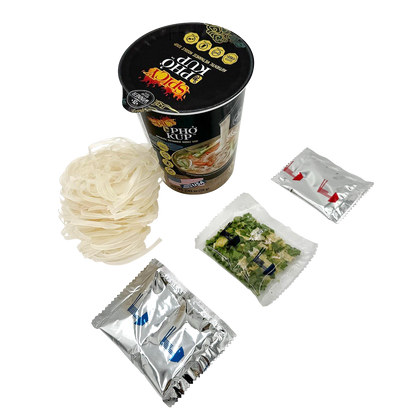 Pho Kup Instant Spicy Veggie Pho (Case of 10 Kups)