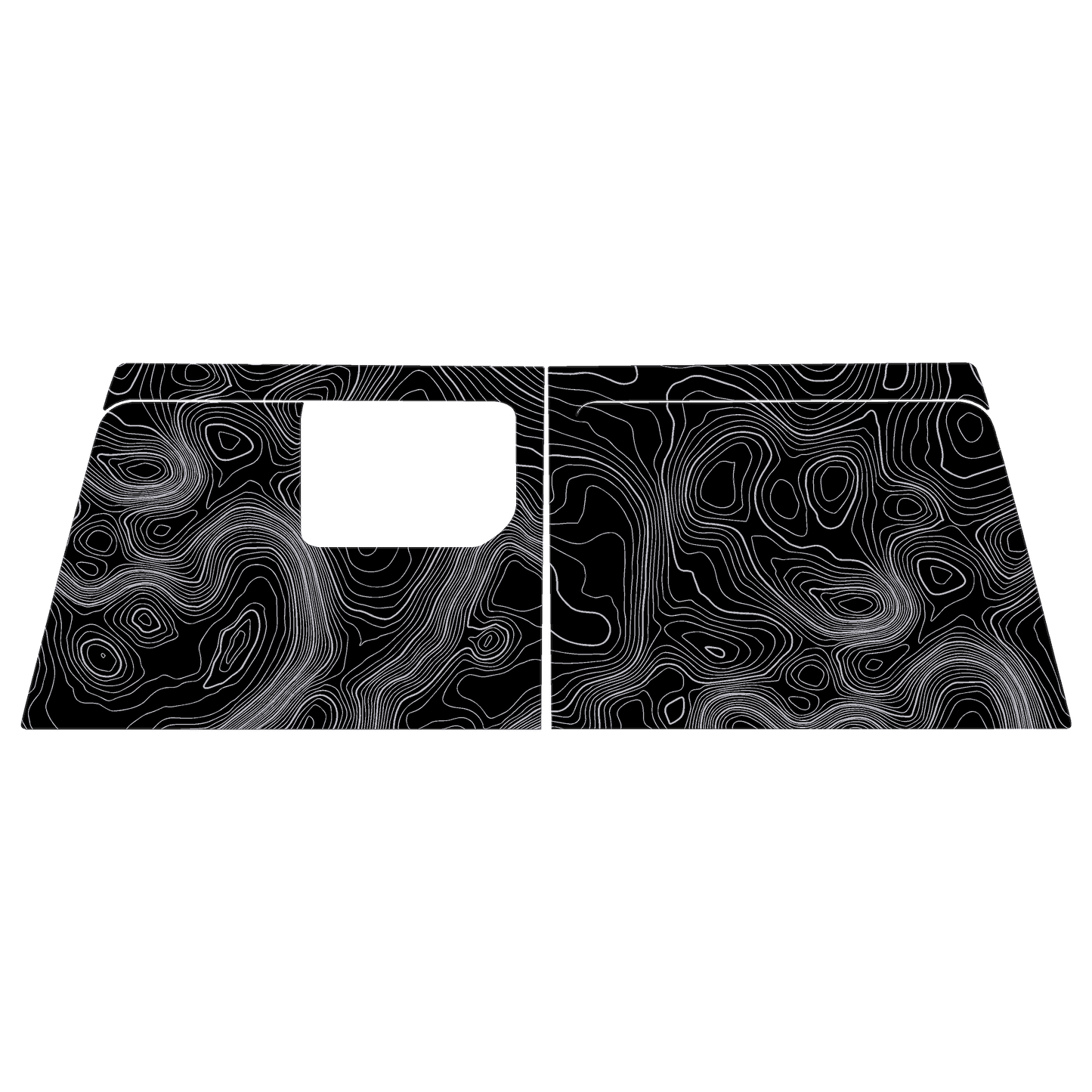 Topographic Map Premium Print Vinyl Rolls (3' or 6') - Matte Finish