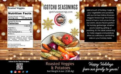 Roasted Veggie 5.5 oz  Holiday Limited Edition