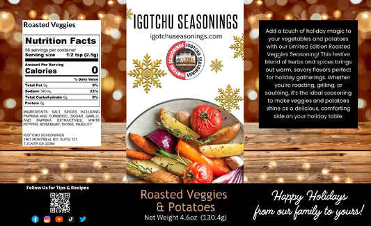 Roasted Veggie 5.5 oz  Holiday Limited Edition