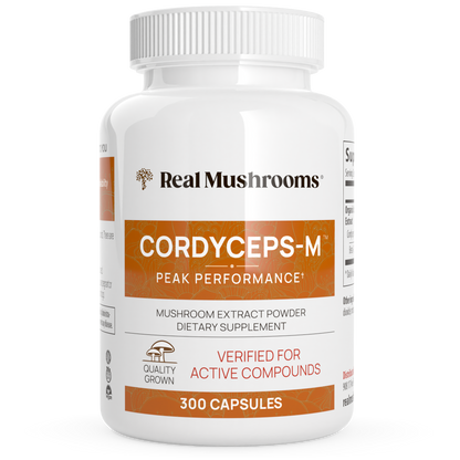 Organic Cordyceps Extract Capsules by Real Mushrooms