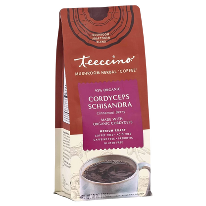 Cordyceps Schisandra Cinnamon Berry Mushroom Herbal Coffee