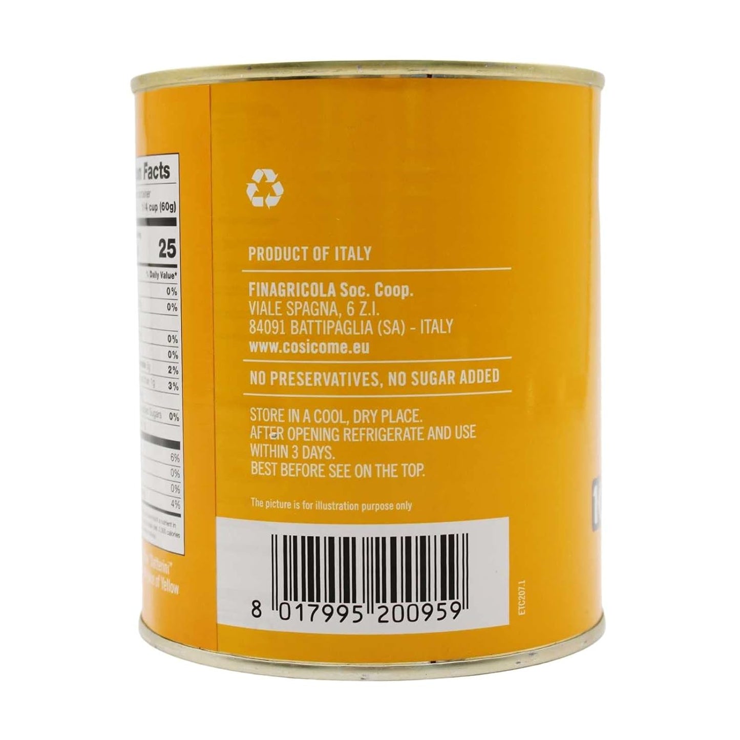 Così Com’è, The Yellow Datterino in Tomato juice, 28.88oz