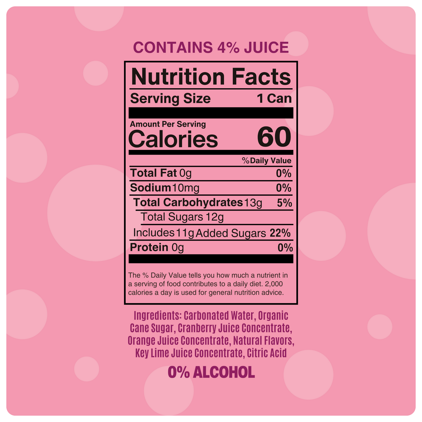 Cranberry Cosmo by Mingle Mocktails - Non Alcoholic Beverages