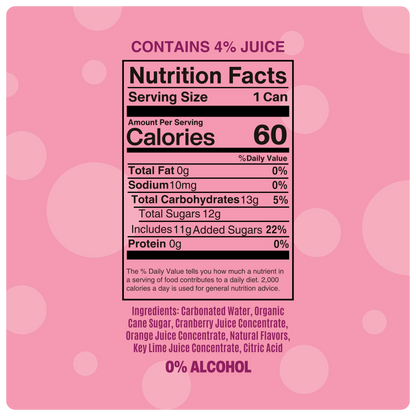 Cranberry Cosmo by Mingle Mocktails - Non Alcoholic Beverages