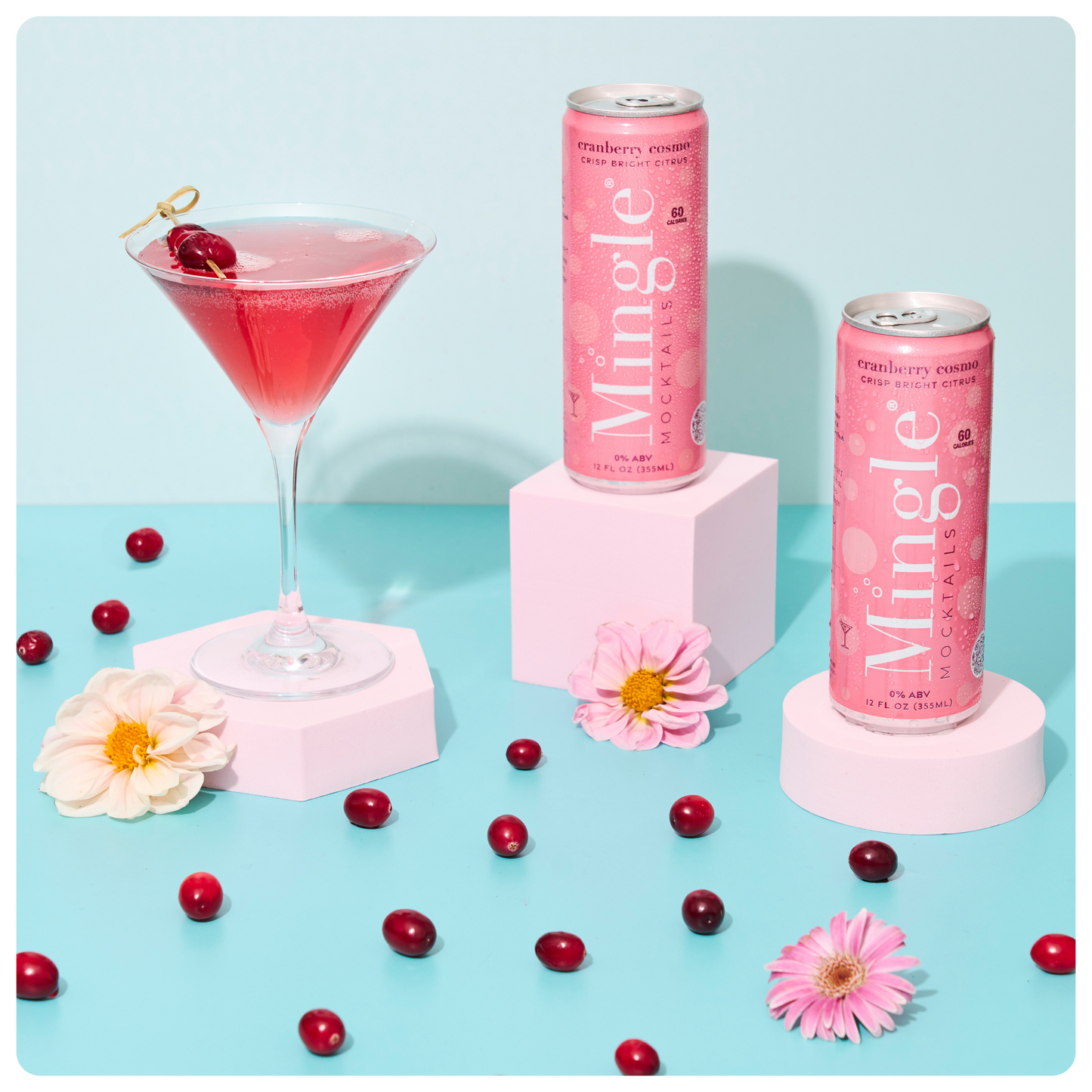 Cranberry Cosmo by Mingle Mocktails - Non Alcoholic Beverages