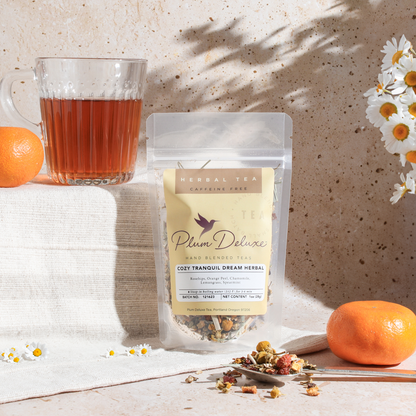 Plum Deluxe Tea Cozy Tranquil Dream Herbal Tea (Rosehip - Spearmint)