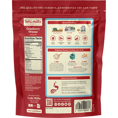 Cranberry Orange Scone Mix