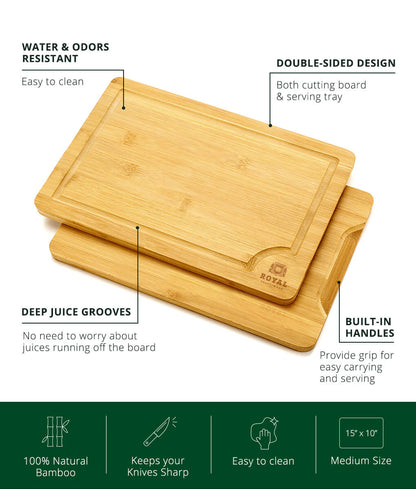Royal Craft Wood Fruit Cutting Board 15x10"