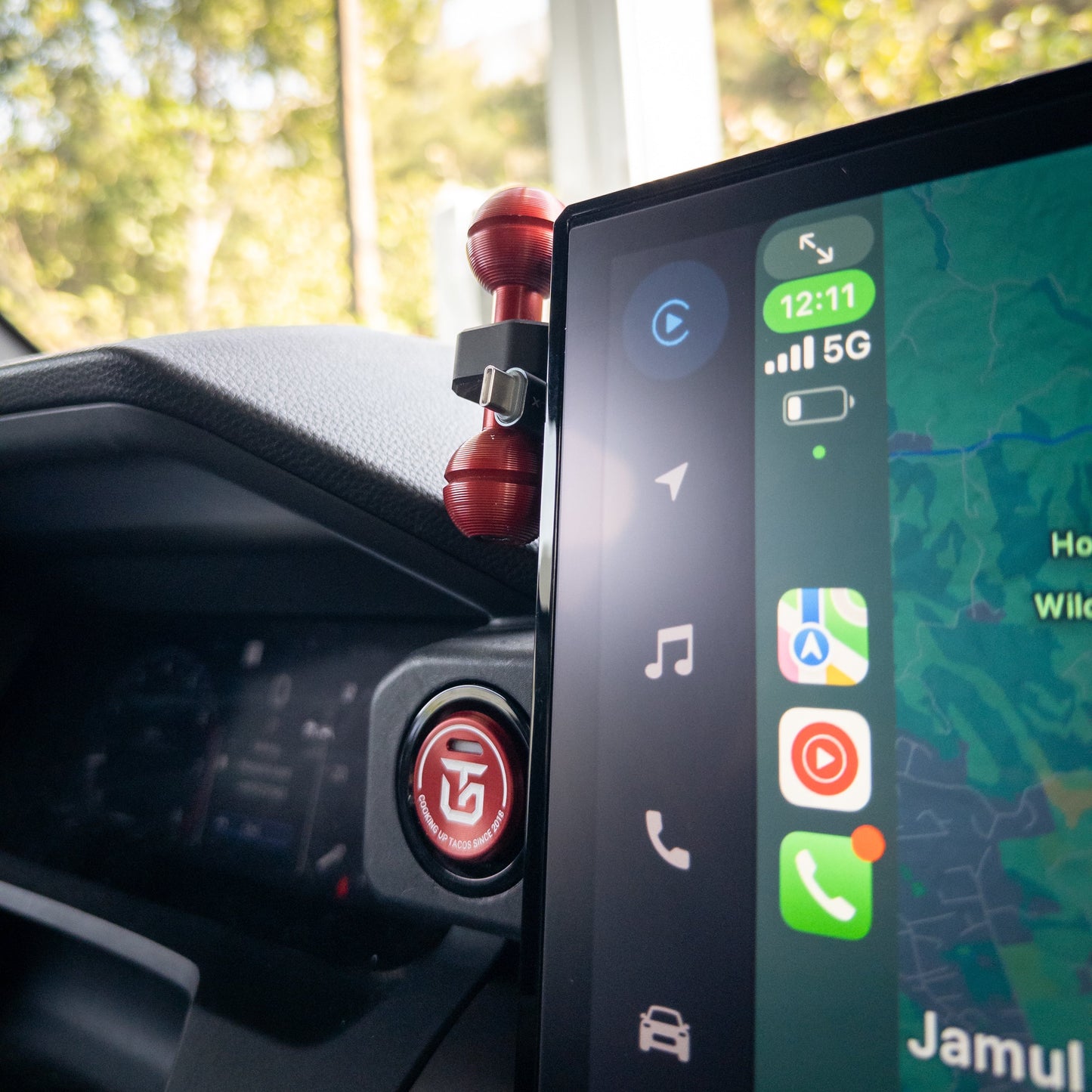 Billet Aluminum 4th Gen Tacoma Dashtop Multi Mount (DMM)