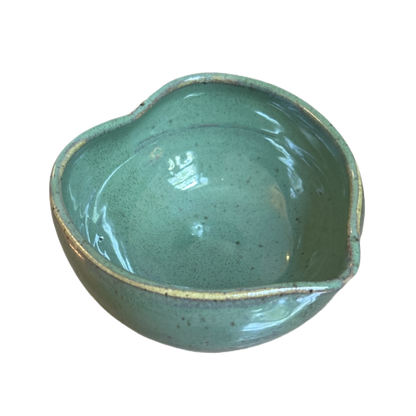 Handcrafted Heart-Shaped Matcha Bowl