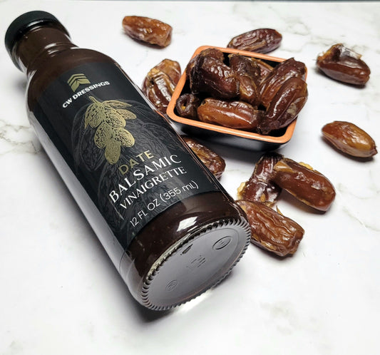 Date Balsamic Vinaigrette Marinade & Dressing, Bulk Size (Case of 12) by CW Dressings™