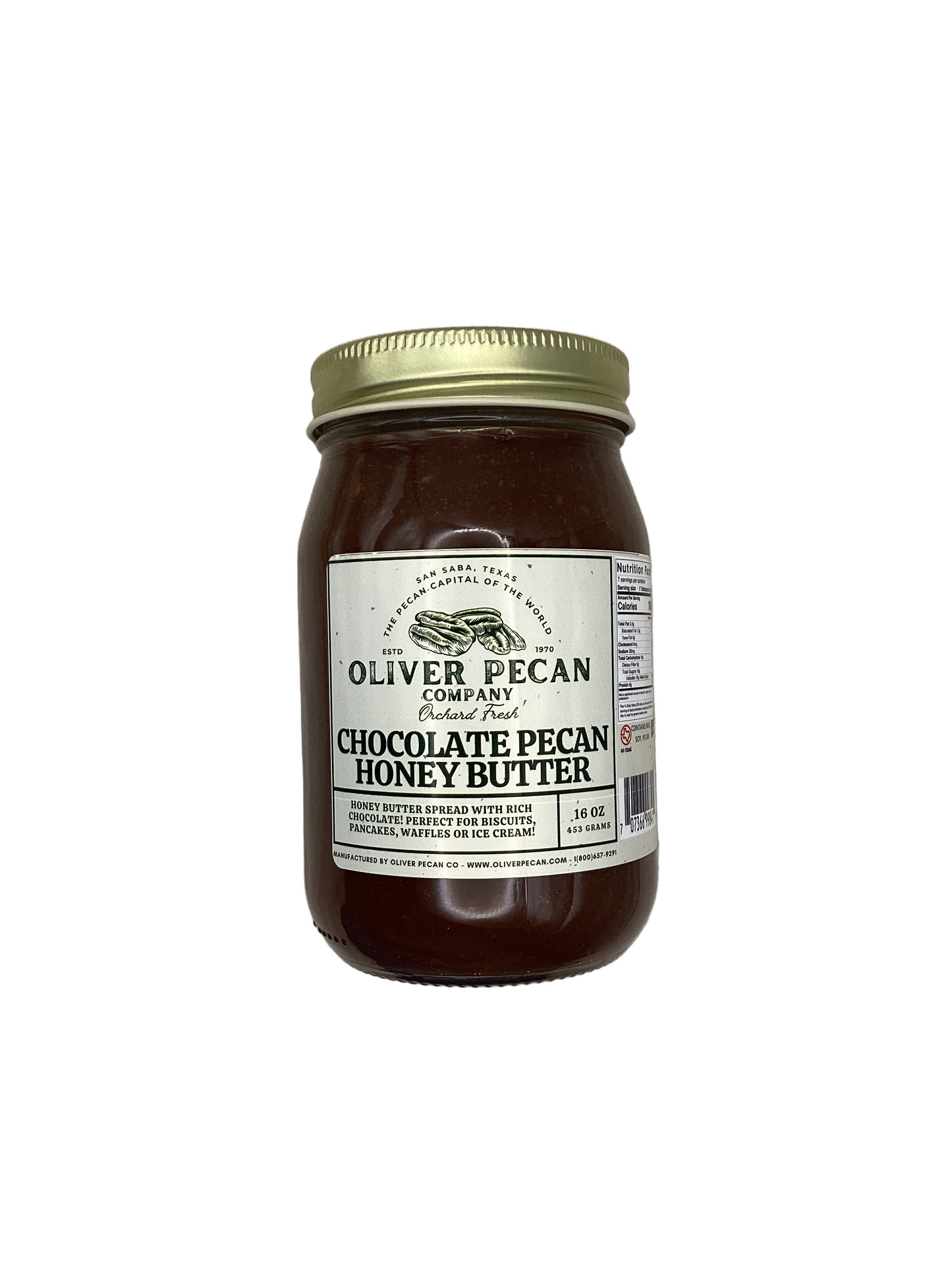 Pecan Honey Butter - 16 oz