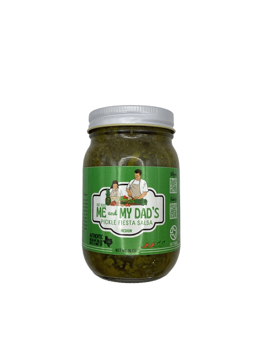 Me and My Dad’s Medium Pickle Fiesta Salsa 16oz
