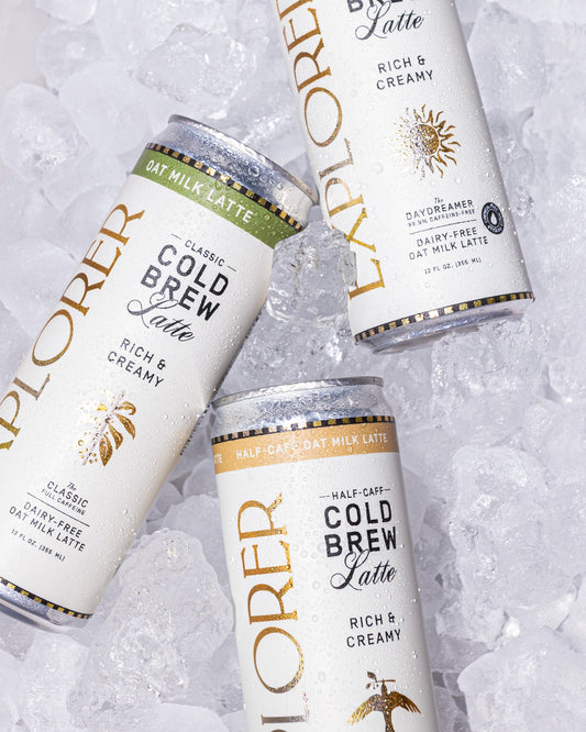 Cold Brew Oat Latte | Choose Your Caffeine Level | Rich & Creamy 12-Pack