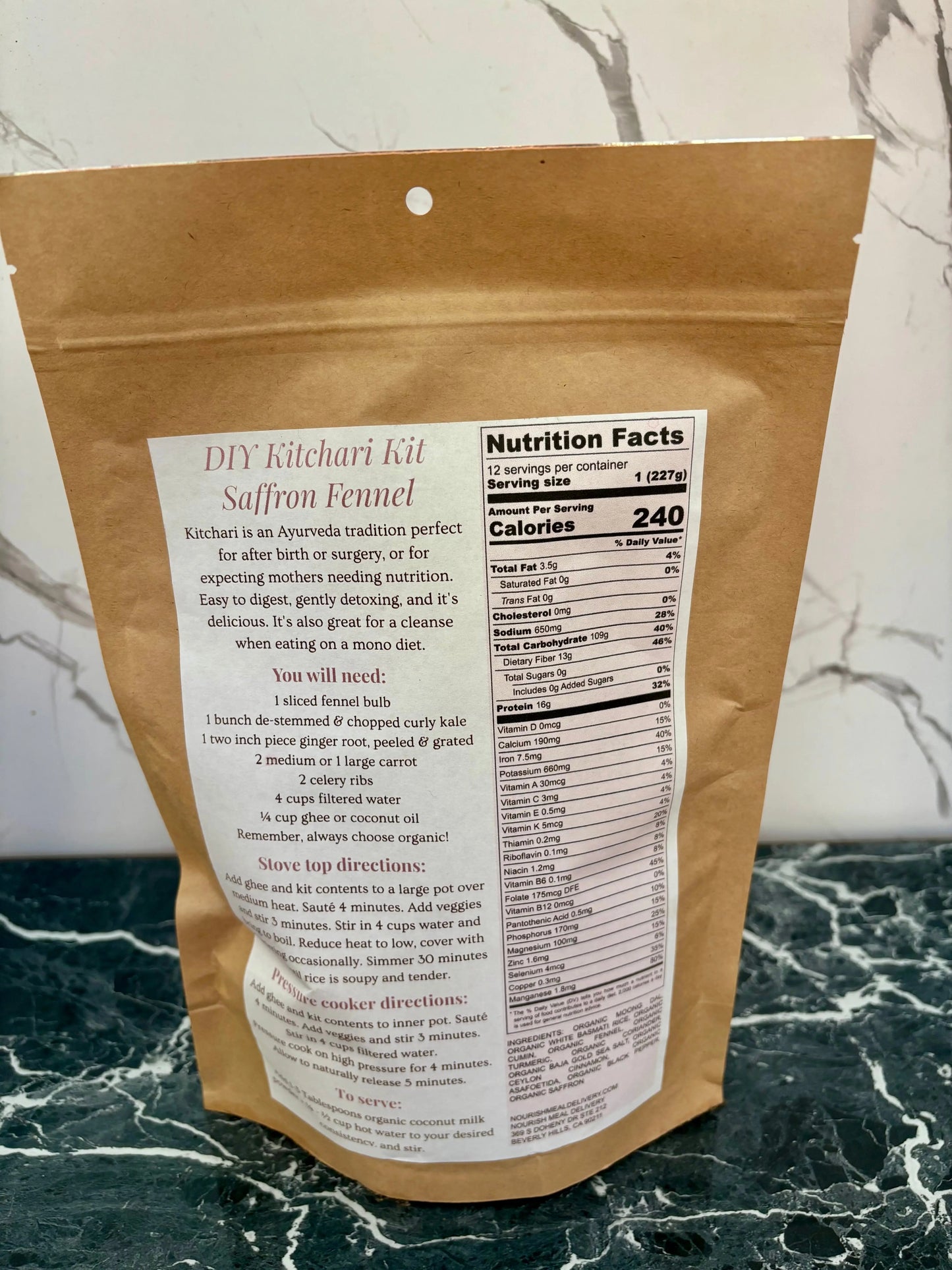 DIY Kitchari Kit – Saffron Fennel