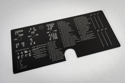 Acrylic Laser Series Fuse Box Lid Label Plate - 2021-2026 Bronco