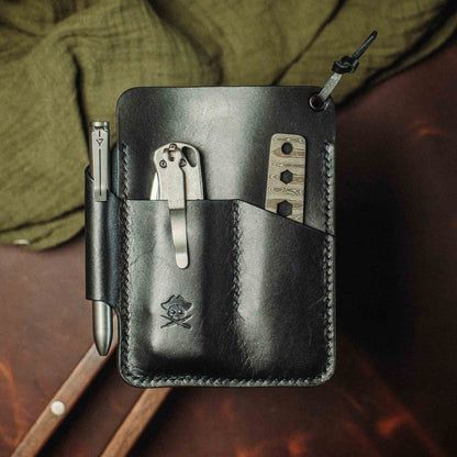 Large Pocket Organizer - First Mate Fatty | Leather Pocket Carrier | Multi-tool