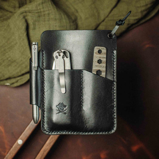 Large Pocket Organizer - First Mate Fatty | Leather Pocket Carrier | Multi-tool