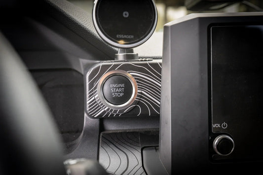 Topographic 8" Screen Push to Start Trim - 2024+ Tacoma / 2025+ 4Runner