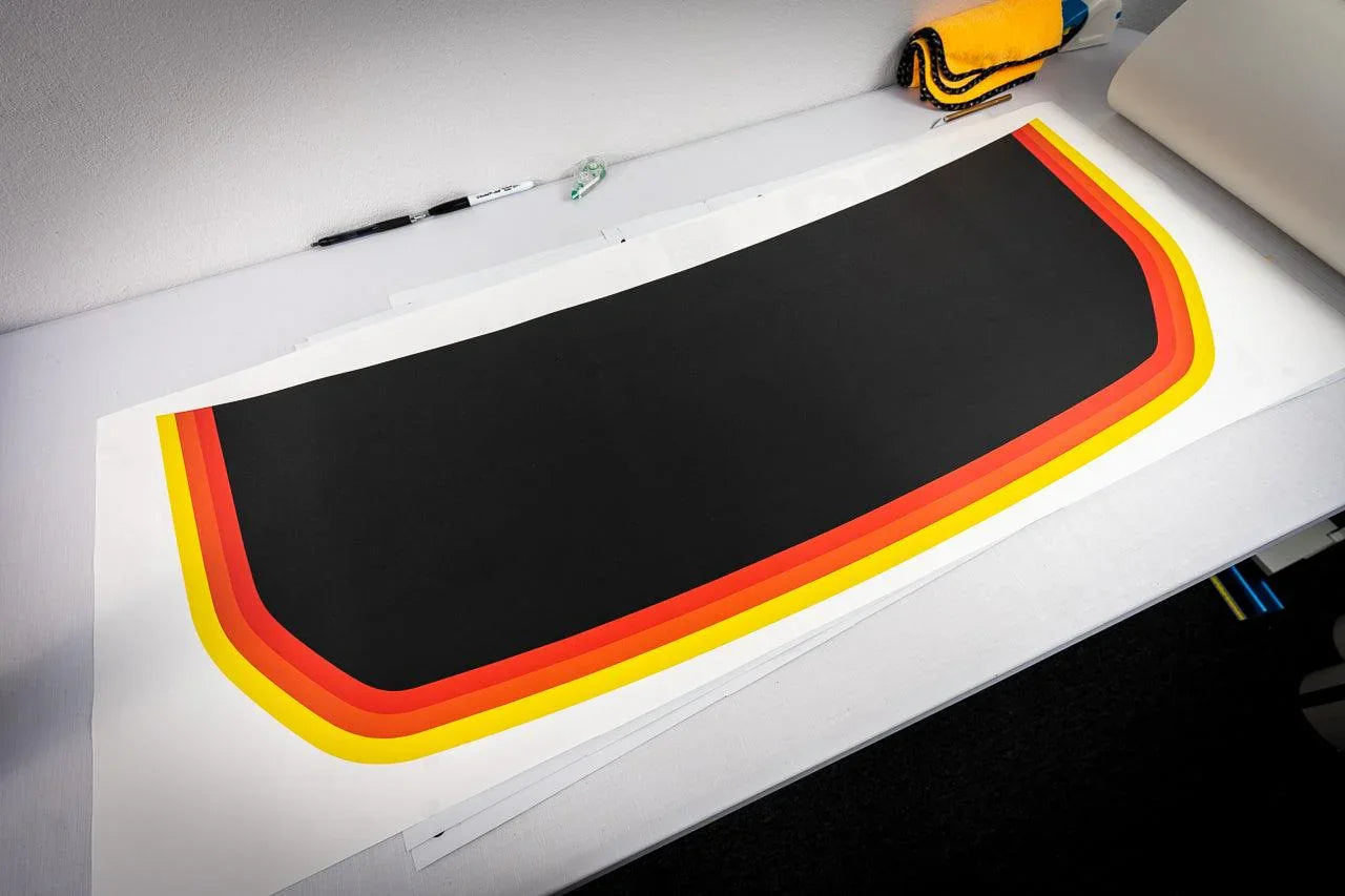Retro Stripes Hood Overlay (Matte or Gloss) - 2021+ Bronco