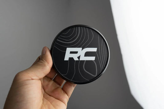 RC 3.5" Black Series Topo Round Cover Overlays - Universal