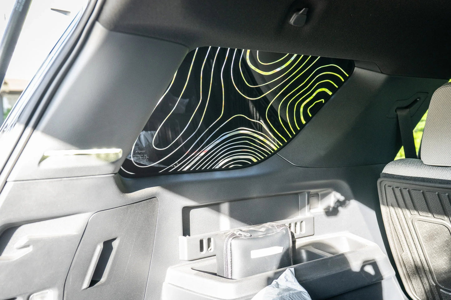 Topographic Rear Window Overlay V2 - 2025+ 4Runner