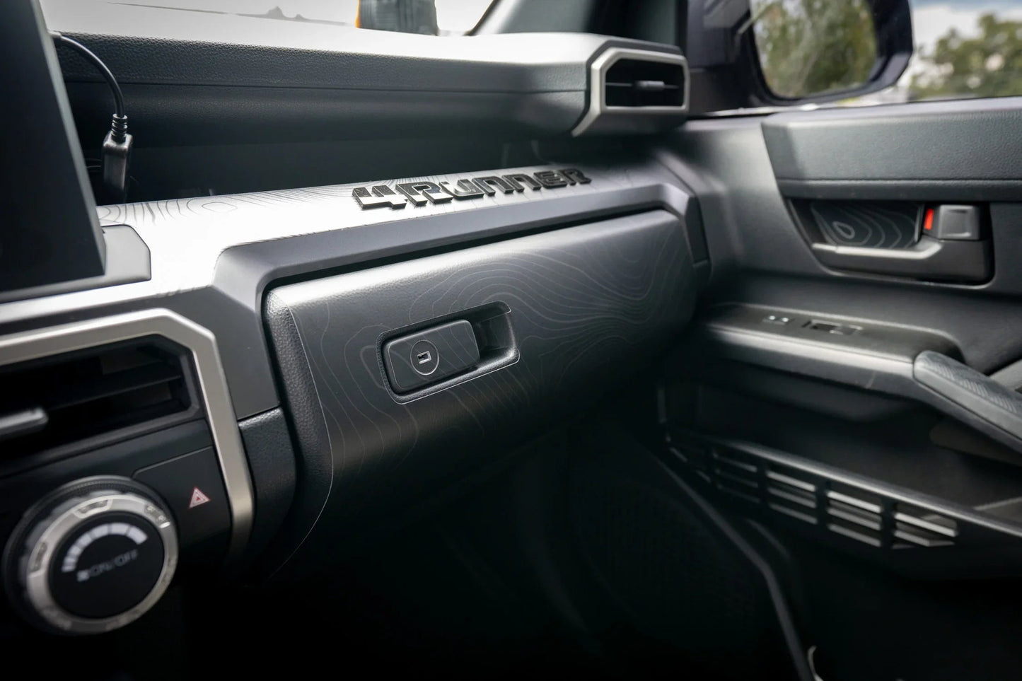 Topographic Glove Box Protection - 2024+ Tacoma / 2025+ 4Runner