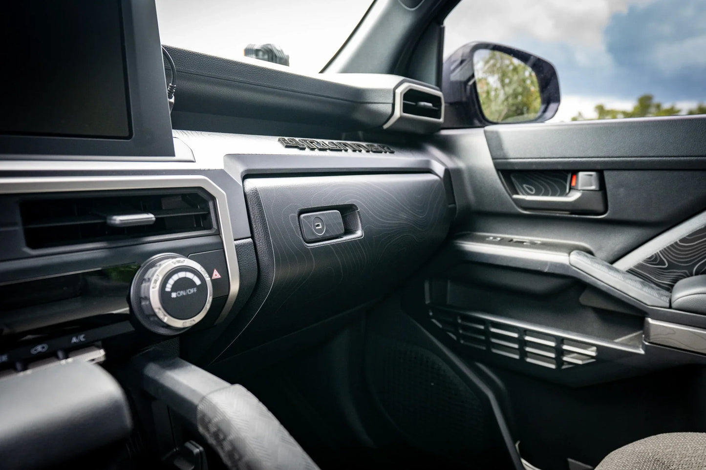 Topographic Glove Box Protection - 2024+ Tacoma / 2025+ 4Runner